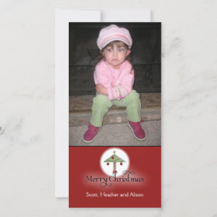 Tarjeta fotográfica de navidad