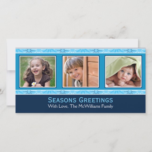 Tarjeta fotográfica de Navidad (Anverso)