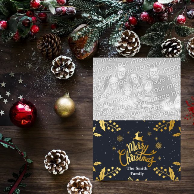 Tarjeta fotográfica de navidad (Subido por el creador)
