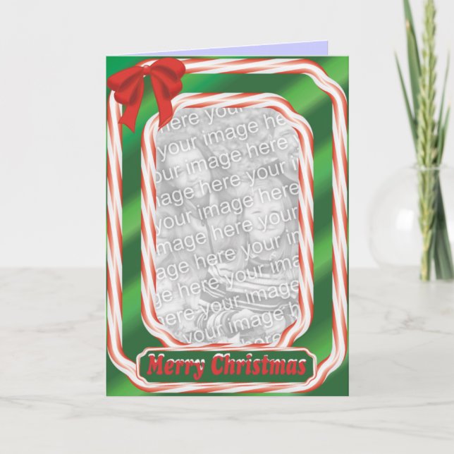 Tarjeta fotográfica de navidad (Anverso)