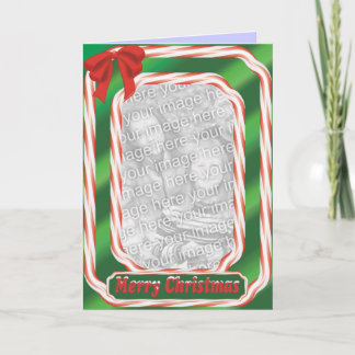 Tarjeta fotográfica de navidad