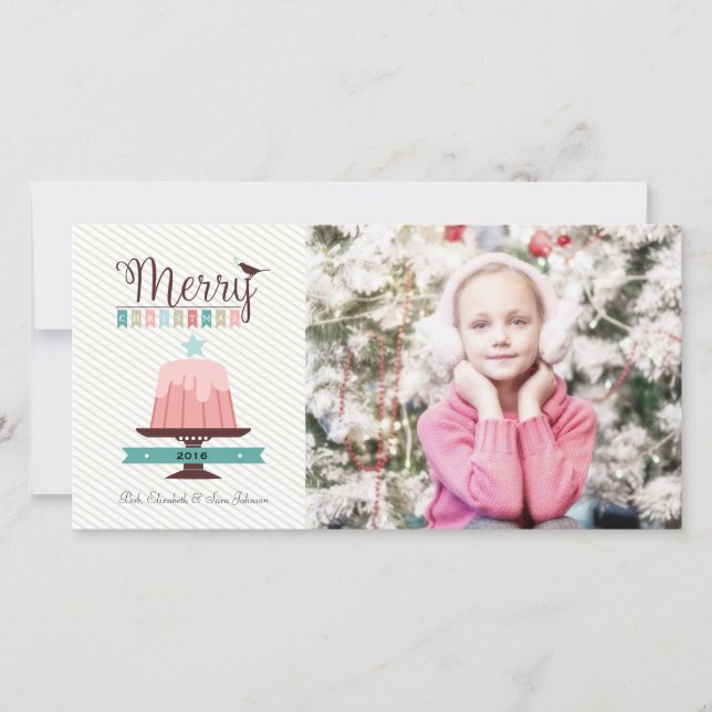 Tarjeta fotográfica de navidad (Anverso)
