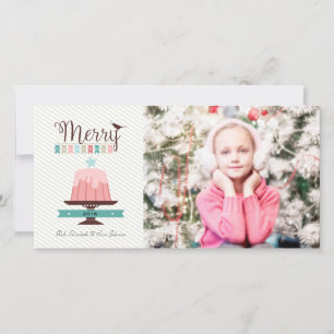 Tarjeta fotográfica de navidad
