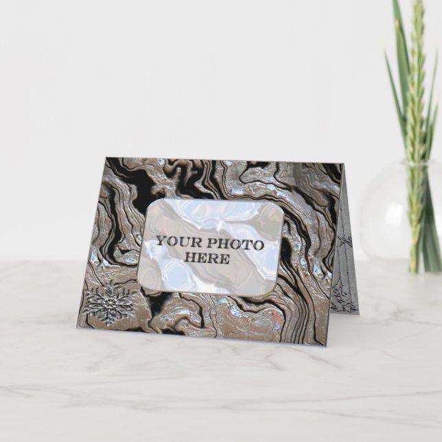 Tarjeta fotográfica de Navidad de Havisham (Anverso)