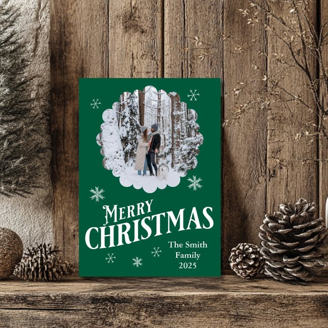 Tarjeta fotográfica de navidad de personalizado Fa (Subido por el creador)