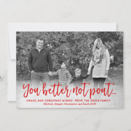 Tarjeta fotográfica de Navidad, tarjeta de vacacio