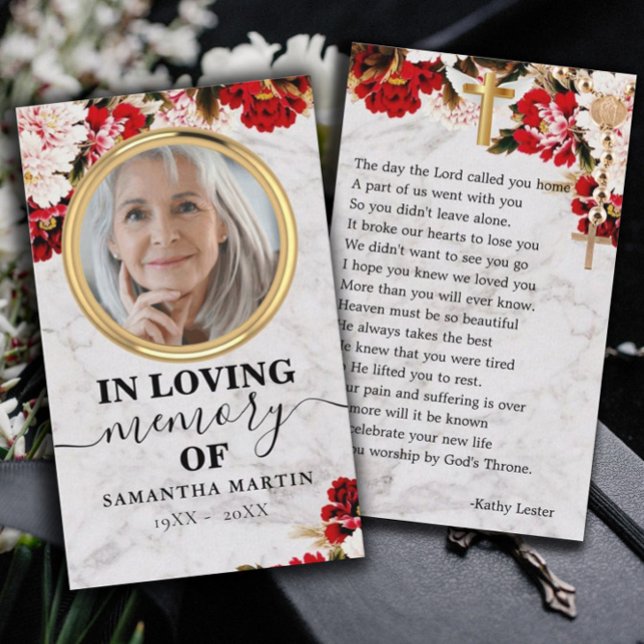 Tarjeta fotográfica de oraciones florales de Rubor (Subido por el creador)