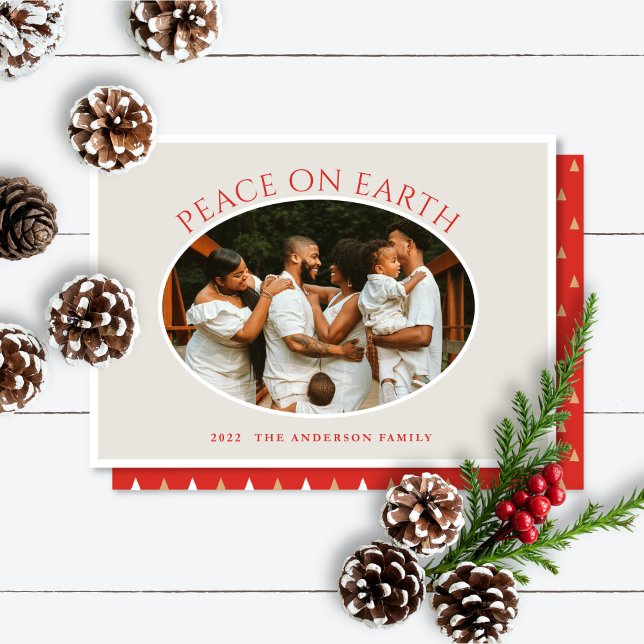Tarjeta fotográfica de Peace on Earth Red Cameo (Subido por el creador)