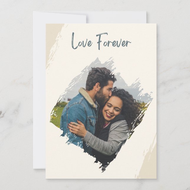 Tarjeta fotográfica de personalizable (Anverso)