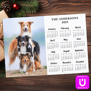 Tarjeta fotográfica de Personalizado de perro Masc