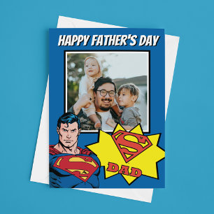 Tarjeta fotográfica de Personalizado de Super Dad