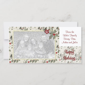 Tarjeta fotográfica de Personalizado navideño KRW 