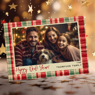 Tarjeta fotográfica de personalizado trenzado de A