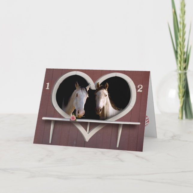 Tarjeta fotográfica de San Valentín para los amant (Anverso)