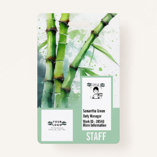 Tarjeta fotográfica de seguridad personalizada pro