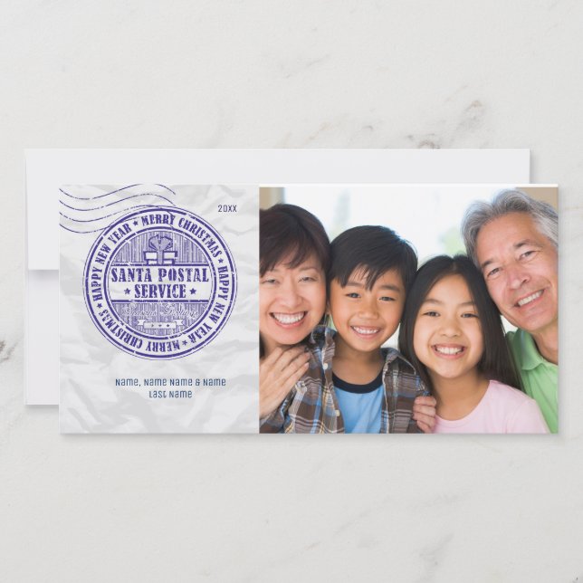 Tarjeta fotográfica de sello de cancelación postal (Anverso)