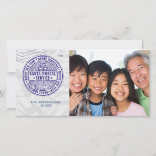 Tarjeta fotográfica de sello de cancelación postal