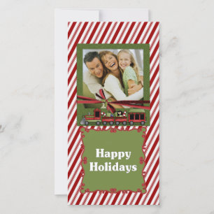 Tarjeta fotográfica de tren de Peppermint