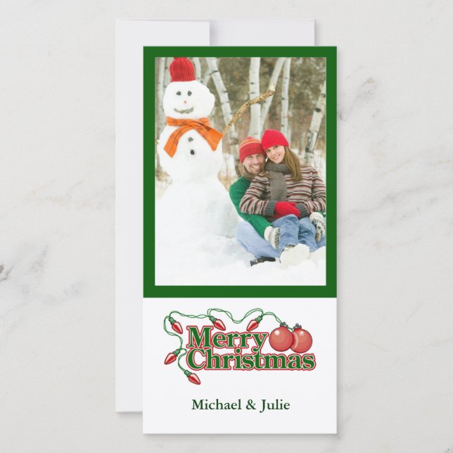 Tarjeta fotográfica de vacaciones (Anverso)