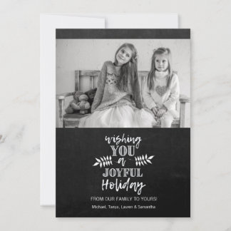 Tarjeta fotográfica de vacaciones | Alcalkboard - 