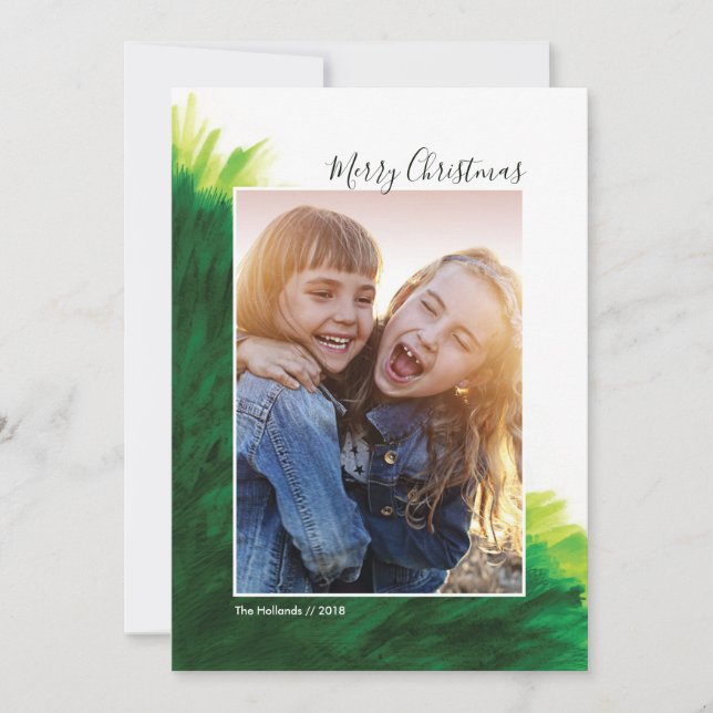 Tarjeta fotográfica de vacaciones *Árbol de pátrid (Anverso)