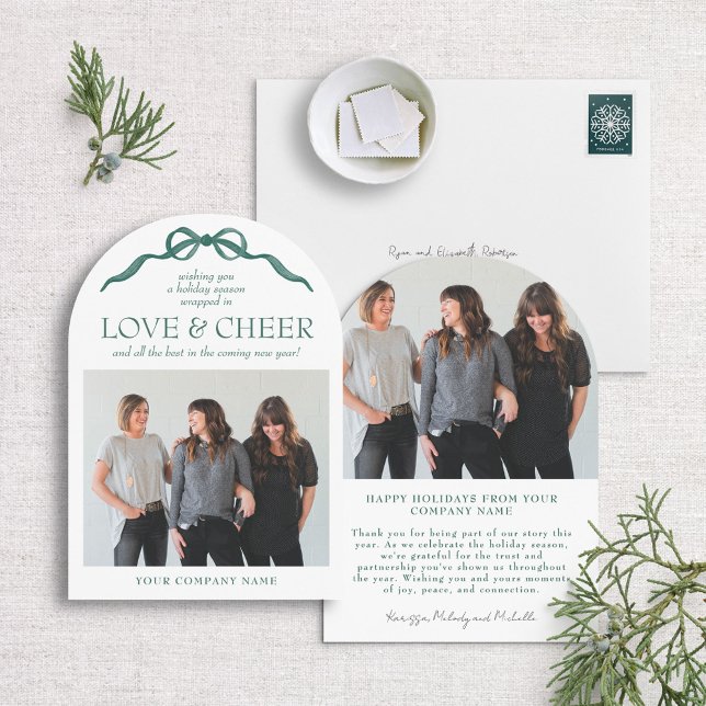 Tarjeta fotográfica de vacaciones corporativa de G (Subido por el creador)