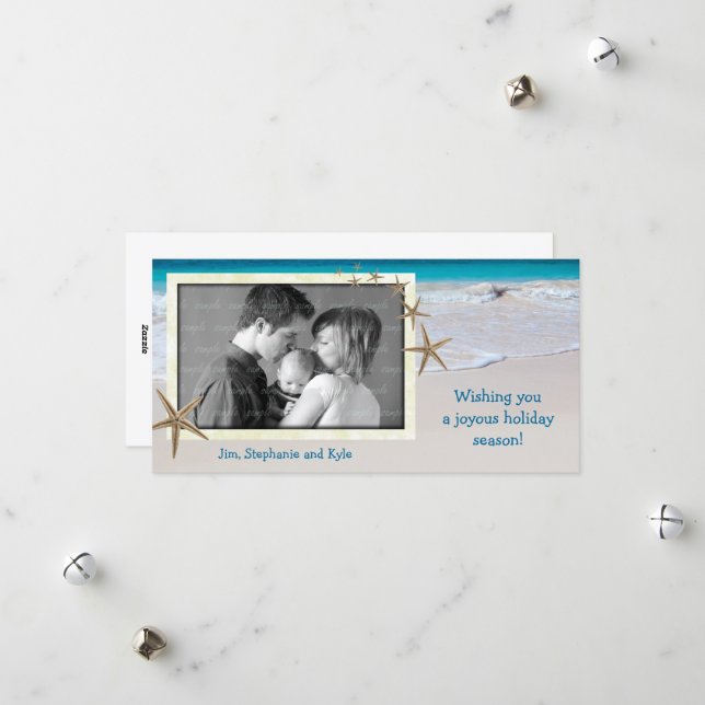 Tarjeta fotográfica de vacaciones de la familia co (Anverso/Reverso In Situ)