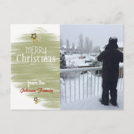 Tarjeta fotográfica de vacaciones de las estrellas