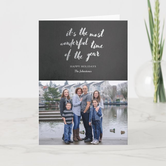 Tarjeta fotográfica de vacaciones de Maravilla (Anverso)