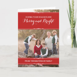 Tarjeta fotográfica de vacaciones de Moda simple r