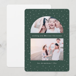 Tarjeta fotográfica de vacaciones de Navidades ver