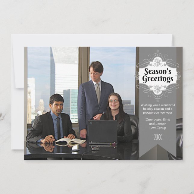 Tarjeta fotográfica de vacaciones de vacaciones de (Anverso)