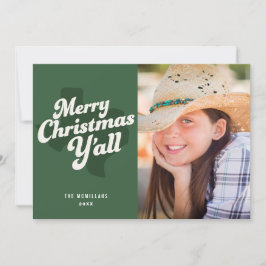 Tarjeta fotográfica de vacaciones *Feliz Navidad Y