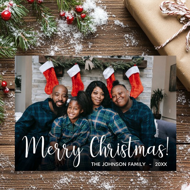 Tarjeta fotográfica de vacaciones moderna (Subido por el creador)