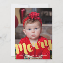 Tarjeta fotográfica de vacaciones para Navidades c