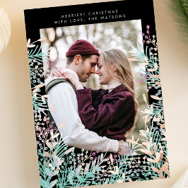 Tarjeta fotográfica de vacaciones para Navidades d