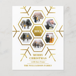 Tarjeta fotográfica de vacaciones para Navidades d