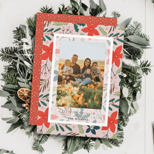 Tarjeta fotográfica de vacaciones para Navidades f