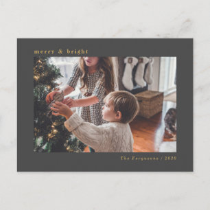 Tarjeta fotográfica de vacaciones para Navidades g