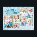Tarjeta fotográfica de vacaciones Winter Whimsy Co<br><div class="desc">Celebre la temporada con esta moderna y elegante postal de vacaciones de Berry Berry Sweet.</div>