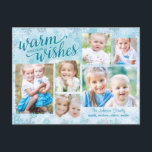 Tarjeta fotográfica de vacaciones Winter Whimsy Co<br><div class="desc">Celebre la temporada con esta moderna y elegante postal de vacaciones de Berry Berry Sweet.</div>