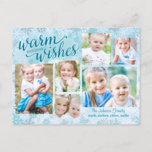Tarjeta fotográfica de vacaciones Winter Whimsy Co