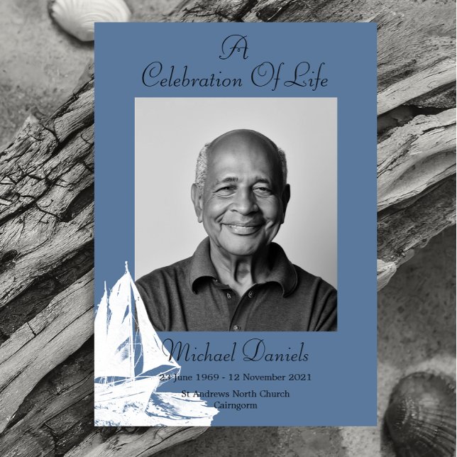 Tarjeta Fotográfica De Yate Blanco Celebración De  (Subido por el creador)