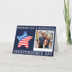 Tarjeta fotográfica del Día de la Independencia