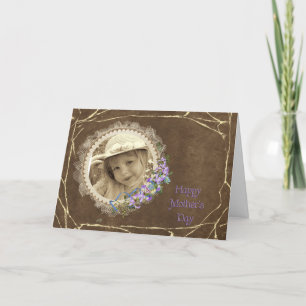 Tarjeta fotográfica del Día de la Madre