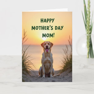 Tarjeta fotográfica del día de la madre