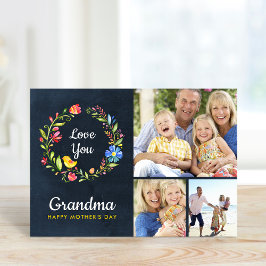 Tarjeta fotográfica del Día de la Madre de Whimsy 