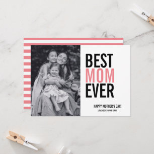 Tarjeta fotográfica del Día de la Madre Mejor Mamá