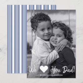 Tarjeta fotográfica del Día de los Padres