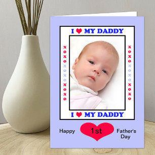 Tarjeta fotográfica del Día de los Primeros Padres